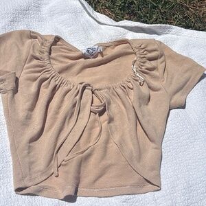 Princess Polly Tie in Front Cropped Cardigan
